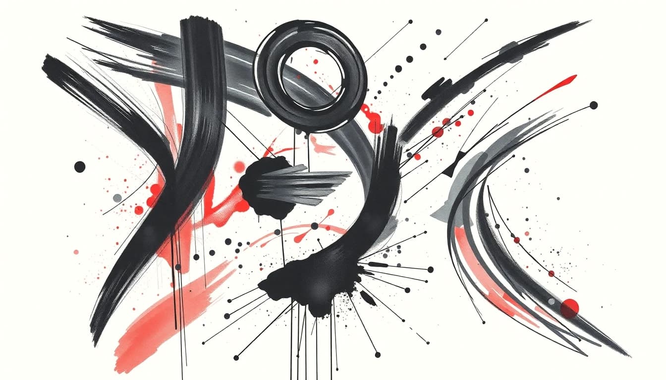 Abstract Tattoo - AI generated tattoo design examples showing abstract tattoo style characteristics