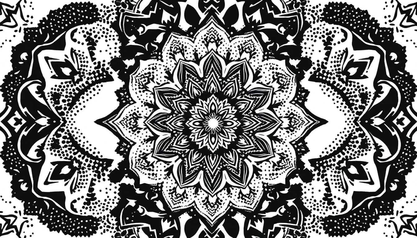 Dotwork Tattoo - AI generated tattoo design examples showing dotwork tattoo style characteristics