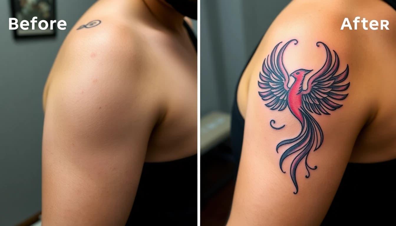 Cover-Up Tattoo Inspiration - cover-up tattoo, tattoo cover up ideas, hide old tattoo