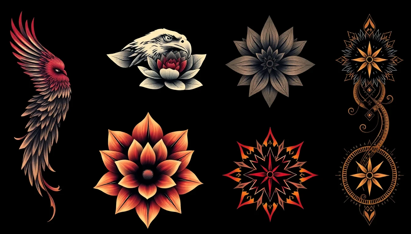 AI tattoo free results showing high quality designs available without registration