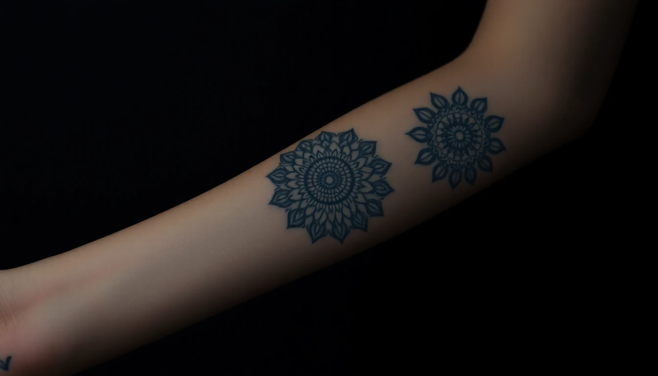 AI generated tattoo previewed on body using augmented reality placement technology