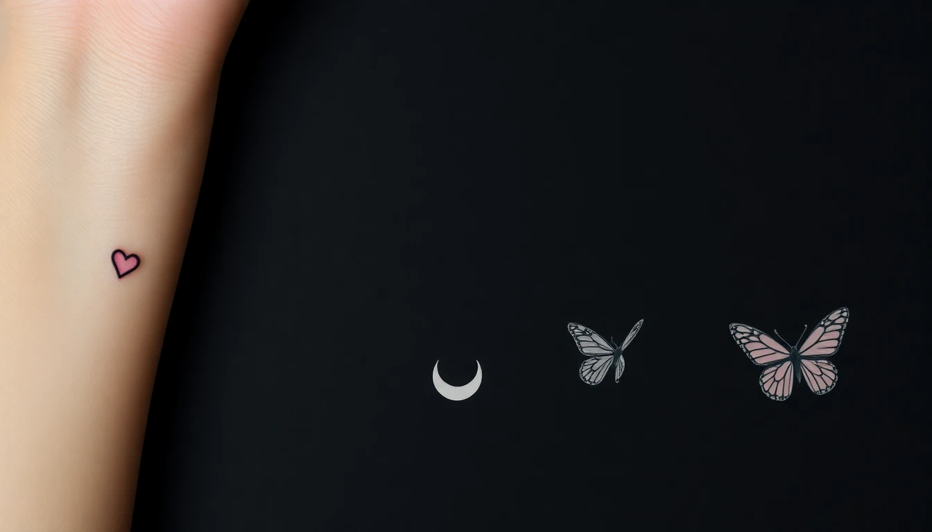 Small tattoo pricing examples showing delicate wrist and ankle designs in the $50-200 range