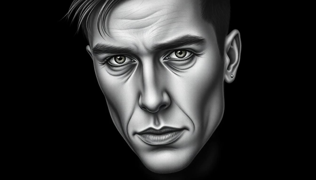 Photo to tattoo portrait transformation showing realistic face converted to tattoo art